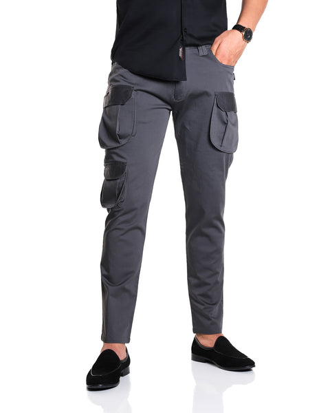 Black 7- Pocket Cargo Stretch Pants (Limited Edition)