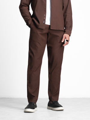 Brown Ultra Stretch Comfort Pants