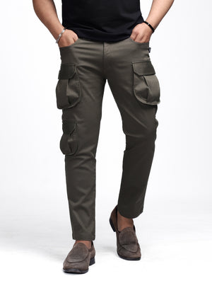 Olive 7- Pocket Cargo Stretch Pants (Limited Edition)