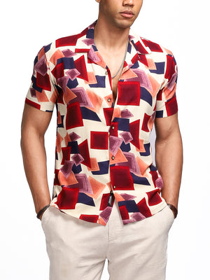 Ruby Gem Printed Cuban Shirt