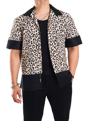 C8 Cheetah Colorblock Shirt (STUDIO COLLECTION)